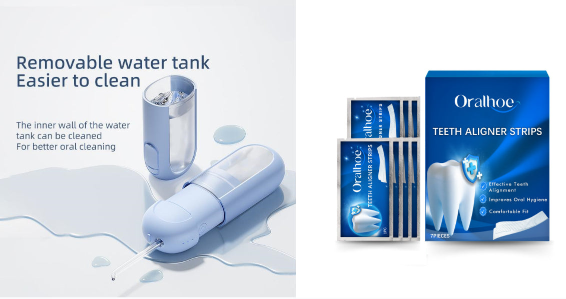 Portable Electric Dental Water Flosser With Retractable Water Tank