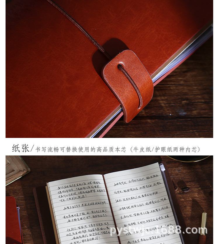 Business Notes Leather Travel Stationery Notebooks