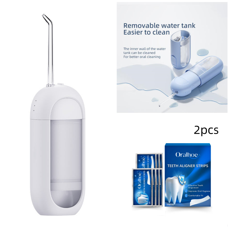 Portable Electric Dental Water Flosser With Retractable Water Tank