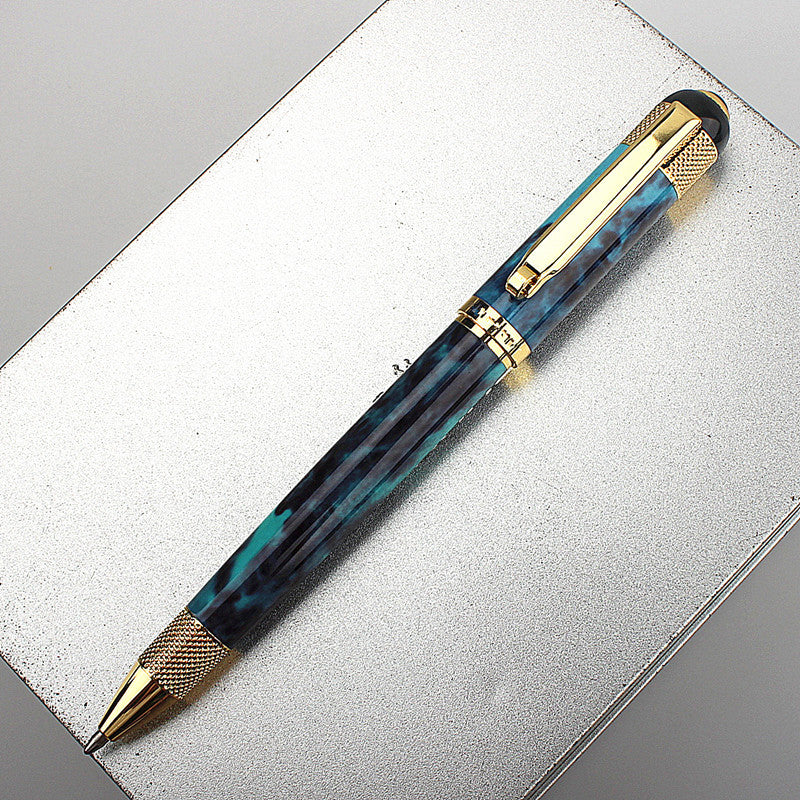 Rotating Metal Oily Ballpoint Pens For Writing Letters