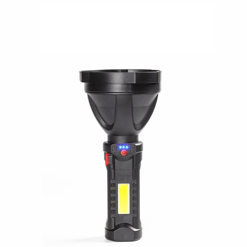 Plastic Outdoor USB Rechargeable Flashlight